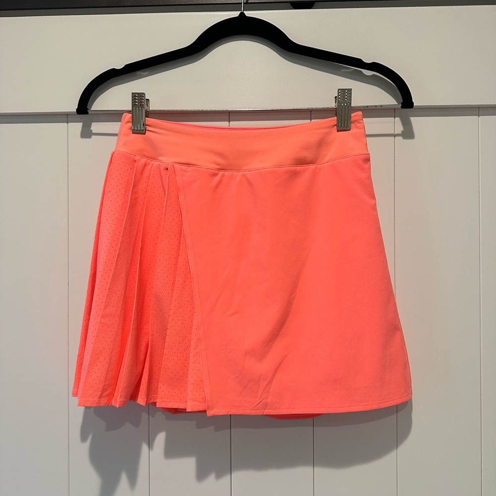 Lululemon Asymmetrical Pleated Tennis Skirt, Sunset, Size 2